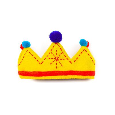 vestir corona real