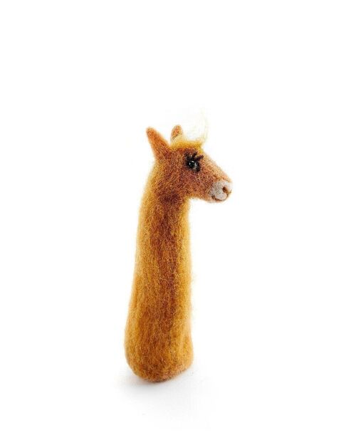 Lionel Llama Finger Puppet