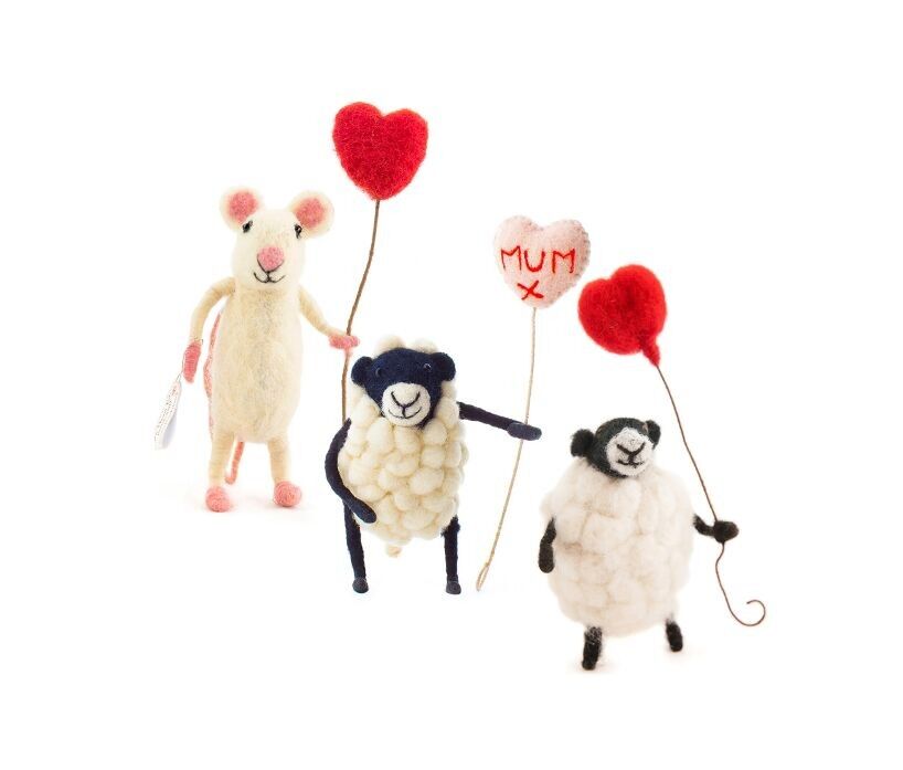 Pacchetto palloncini cuore felice