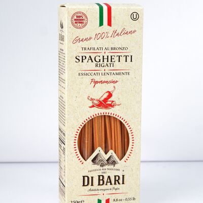 Spaghetti pasta with Di Bari pepperoncino 250 gr.