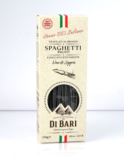 Pasta Spaghetti al nero di seppia Di Bari 250 gr.