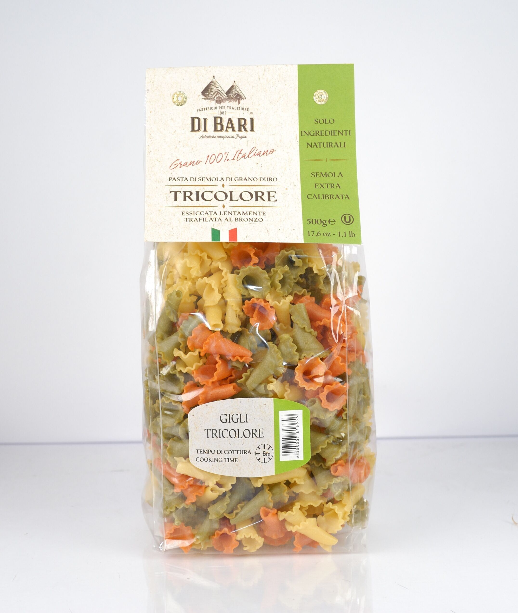 Pasta Gigli Tricolore Di Bari 500 gr