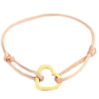 Armband süße Liebe Champagner