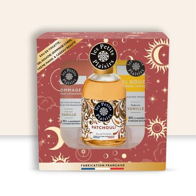 COFANETTO REGALO PER INSEGNANTI - PROFUMO "PATCHOULI" (5 PRODOTTI)