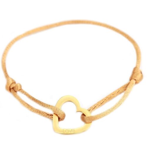 Armband sweet love sand gold