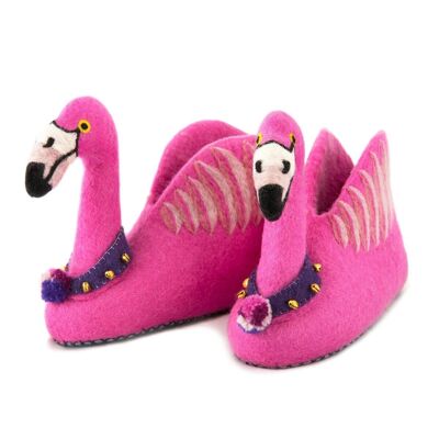 Chaussons Alice le Flamant Rose