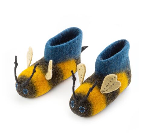 Kids' Buzzy Bee Slippers