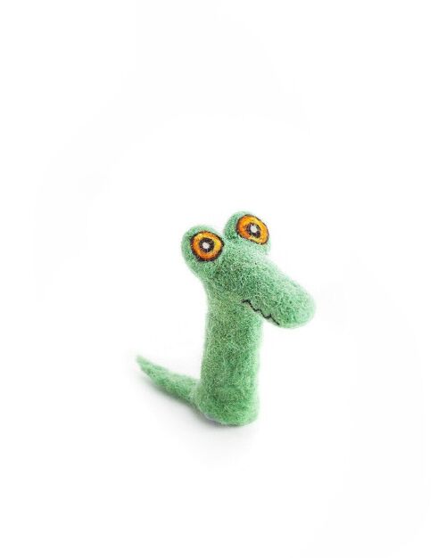 Cuthbert Crocodile Finger Puppet