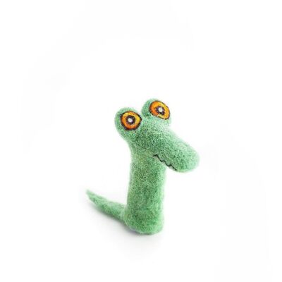 Cuthbert Crocodile Finger Puppet