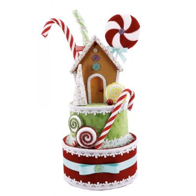 Sweety Gingerbread and Candy Cake 28x58cm
