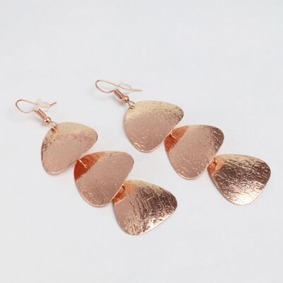 Boucles d'oreilles en cuivre - Design 1