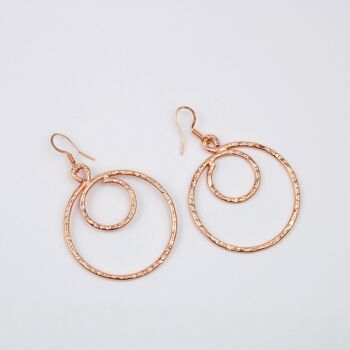 Boucles d'oreilles en cuivre - Design 7 1