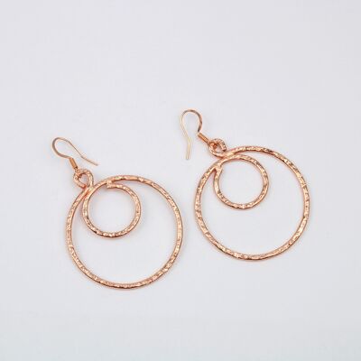 Boucles d'oreilles en cuivre - Design 7