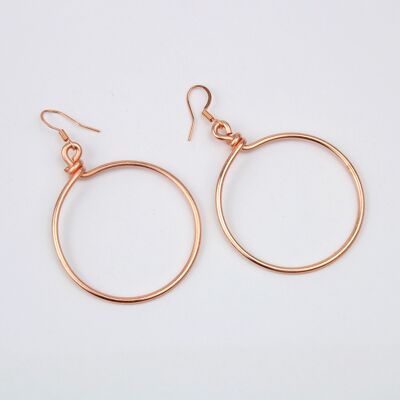Boucles d'oreilles en cuivre - Design 8