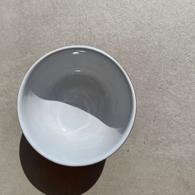 Moroccan handcrafted bowl in white ceramic