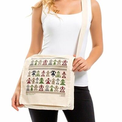Biggdesign Strap Cream Color Tote Shoulder Bag, Authentic Design