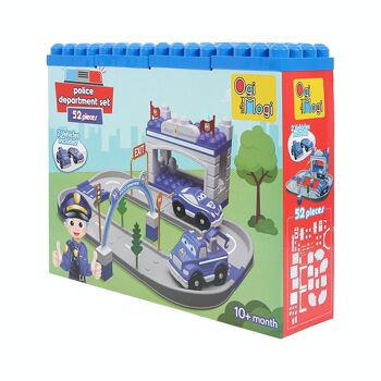 Ogi Mogi Toys Ensemble de voitures de police (52 pièces) 5