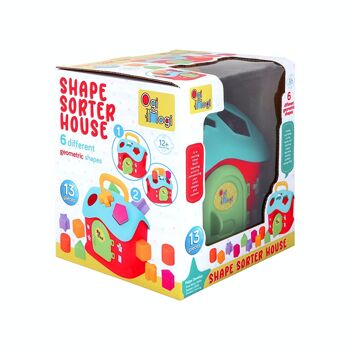 Ogi Mogi Toys Maison de tri de formes 13 pièces 4