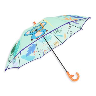 Milk&Moo Jungle Friends Parapluie pour enfants unisexe