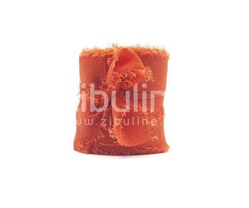 Ruban mousseline de soie - Rouille 1