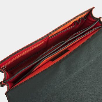 Porte-documents pour ordinateur portable en cuir de luxe fabriqué à la main Amsterdam 20
