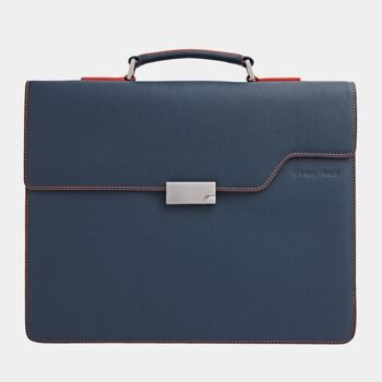 Porte-documents pour ordinateur portable en cuir de luxe fabriqué à la main Amsterdam 42