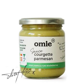 Sauce courgette parmesan AOP bio - courgettes françaises - 190 g 1