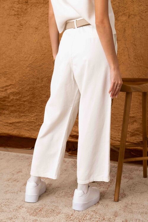 Pantalon velour ELLA