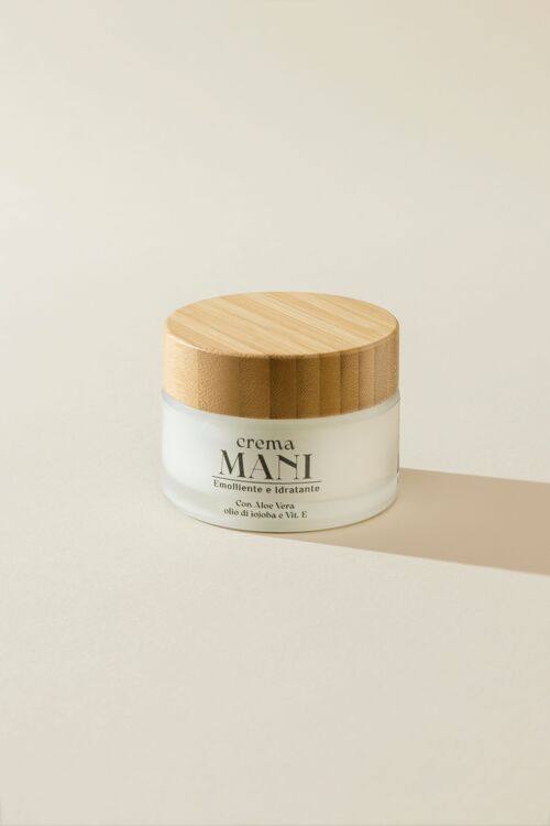 Crema mani alla canapa emolliente ed idratante 50 ml