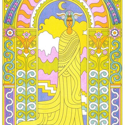 Poster dell'astro zodiaco - "Vergine" - Nolan Pelletier
