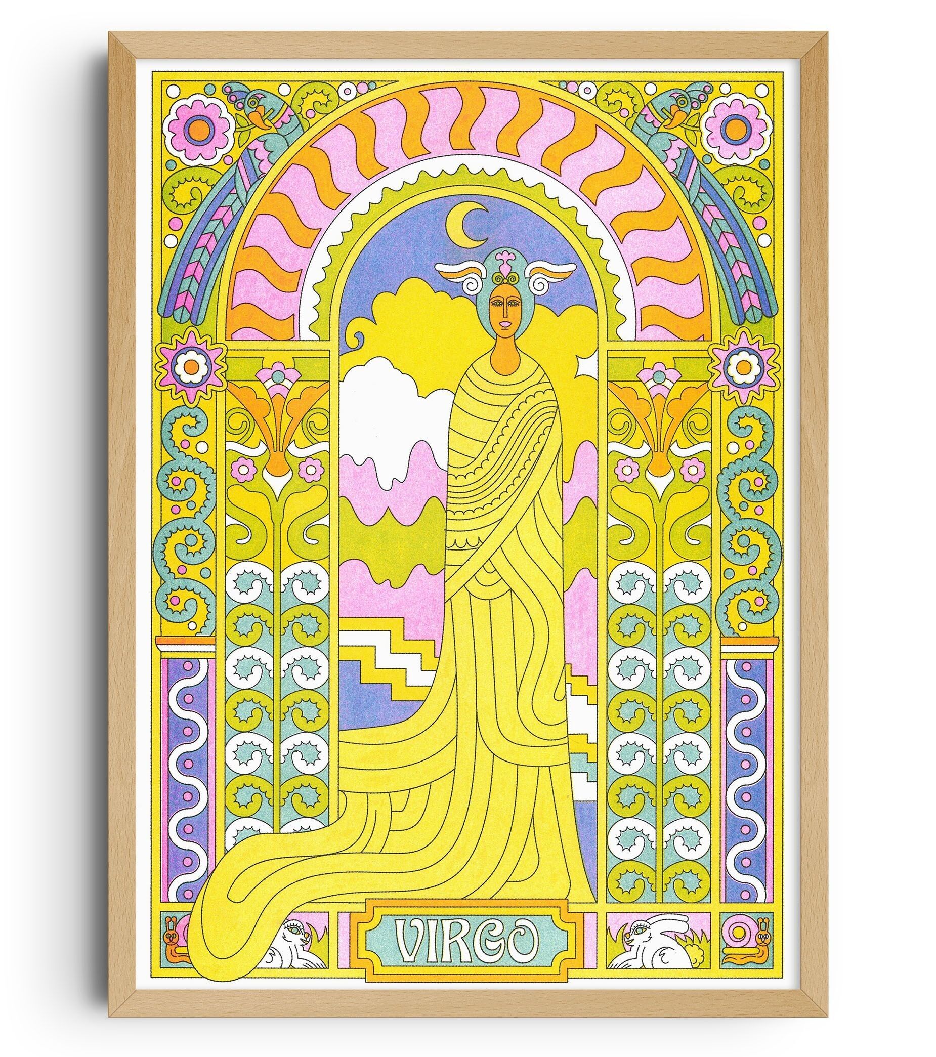 Astro Zodiac Poster - "Virgo" - Nolan Pelletier