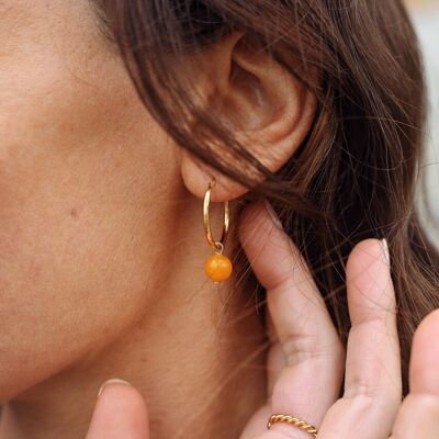 Solo hoop earrings