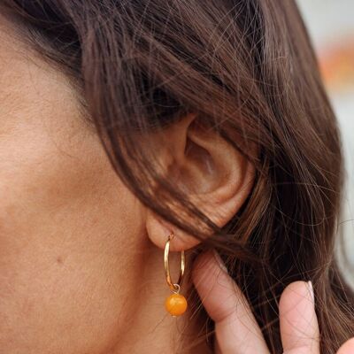 Solo hoop earrings