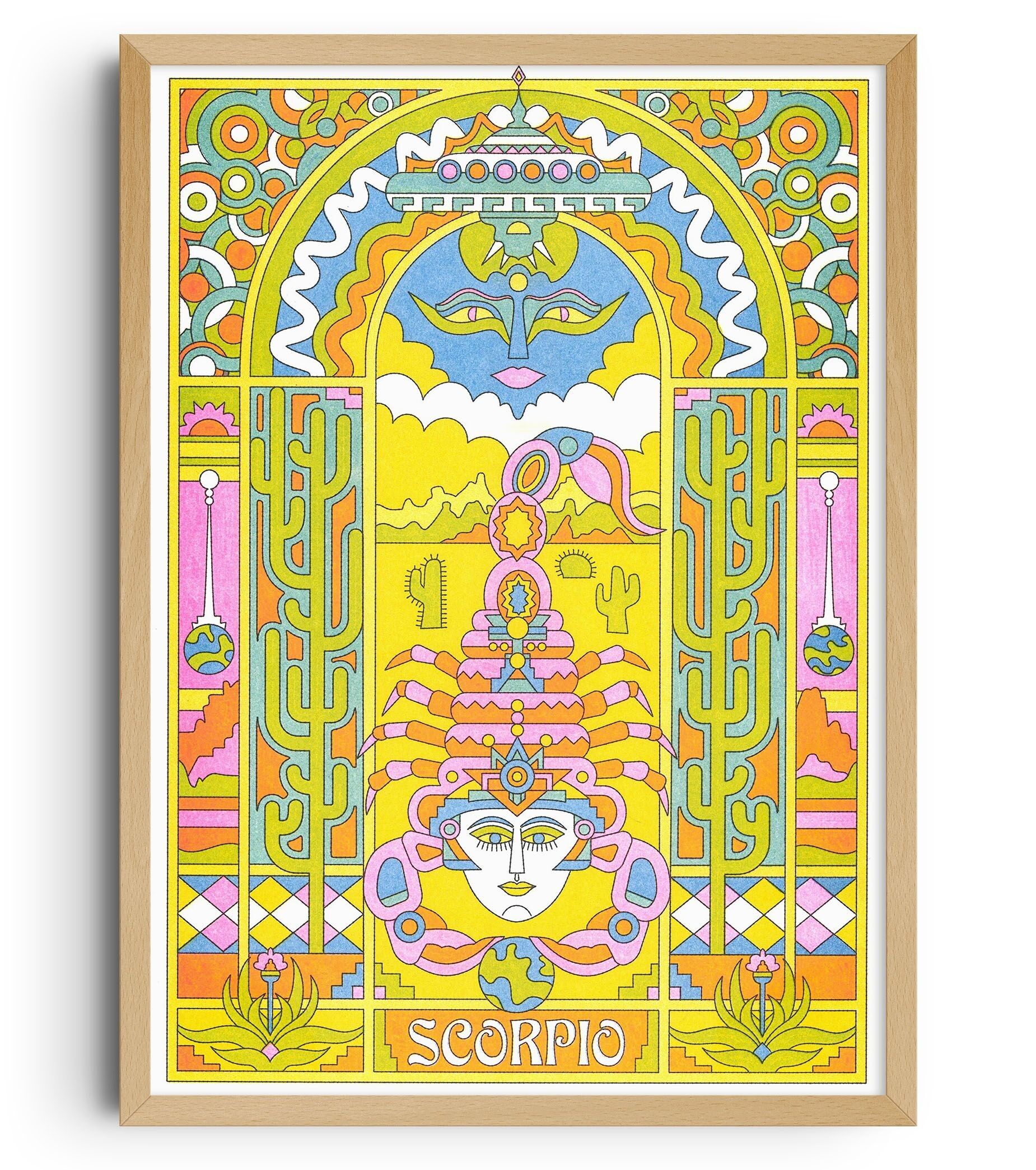 Poster dell'astro zodiaco - "Scorpione" - Nolan Pelletier