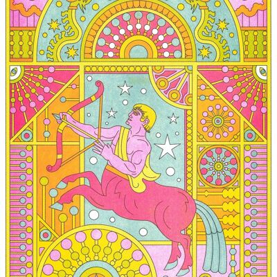 Astro Zodiac Poster - "Sagittarius" - Nolan Pelletier