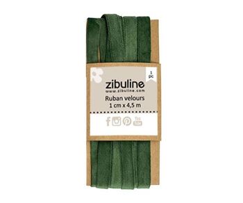 Ruban de velours - Vert sapin 1