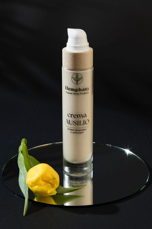 Crema Ausilio alla canapa per dolori muscolari ed articolari 150 ml