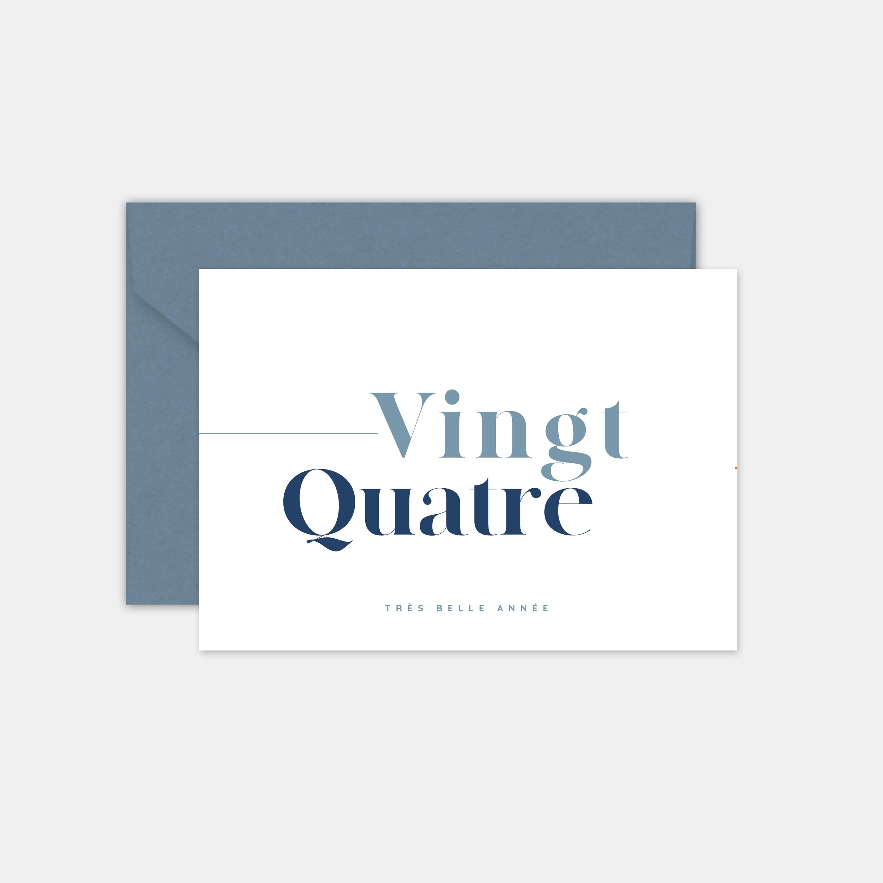 Biglietto d'auguri blu jeans a 1 riga