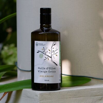 Aceite de oliva frutado verde Aglandau - 75 cl