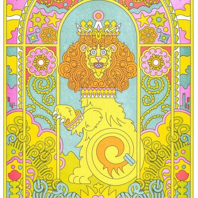 Astro Zodiac Poster - "Lion" - Nolan Pelletier