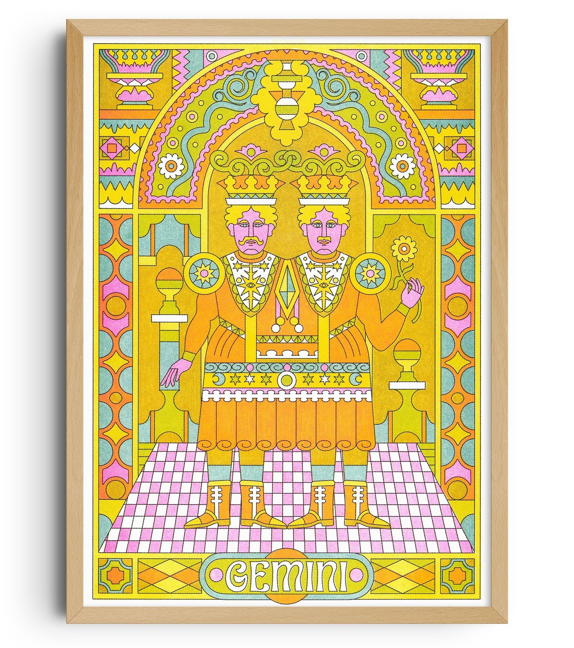 Astro Zodiac Poster - "Gemini" - Nolan Pelletier
