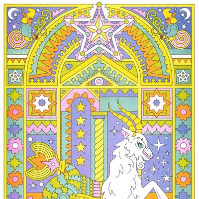 Capricorn Zodiac Poster Astrology - Nolan Pelletier