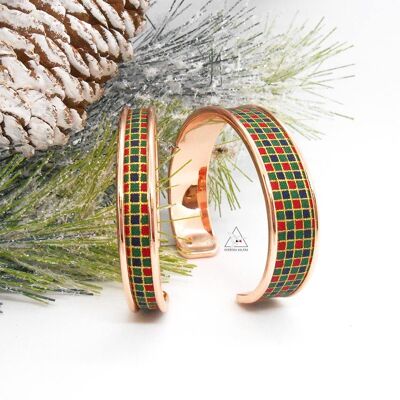 Weihnachtsmann-Armband aus Roségold – verzinkt