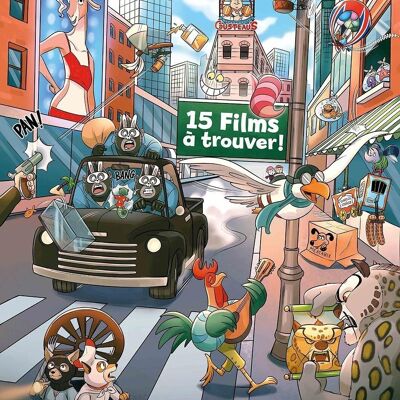 Póster "15 películas de animación para encontrar" (Formato A2) - Antropomorfismo en el cine