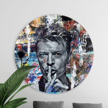 Cercle mural - Bowie - Qualité Dibond Premium 1