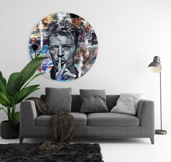 Cercle mural - Bowie - Qualité Dibond Premium 2