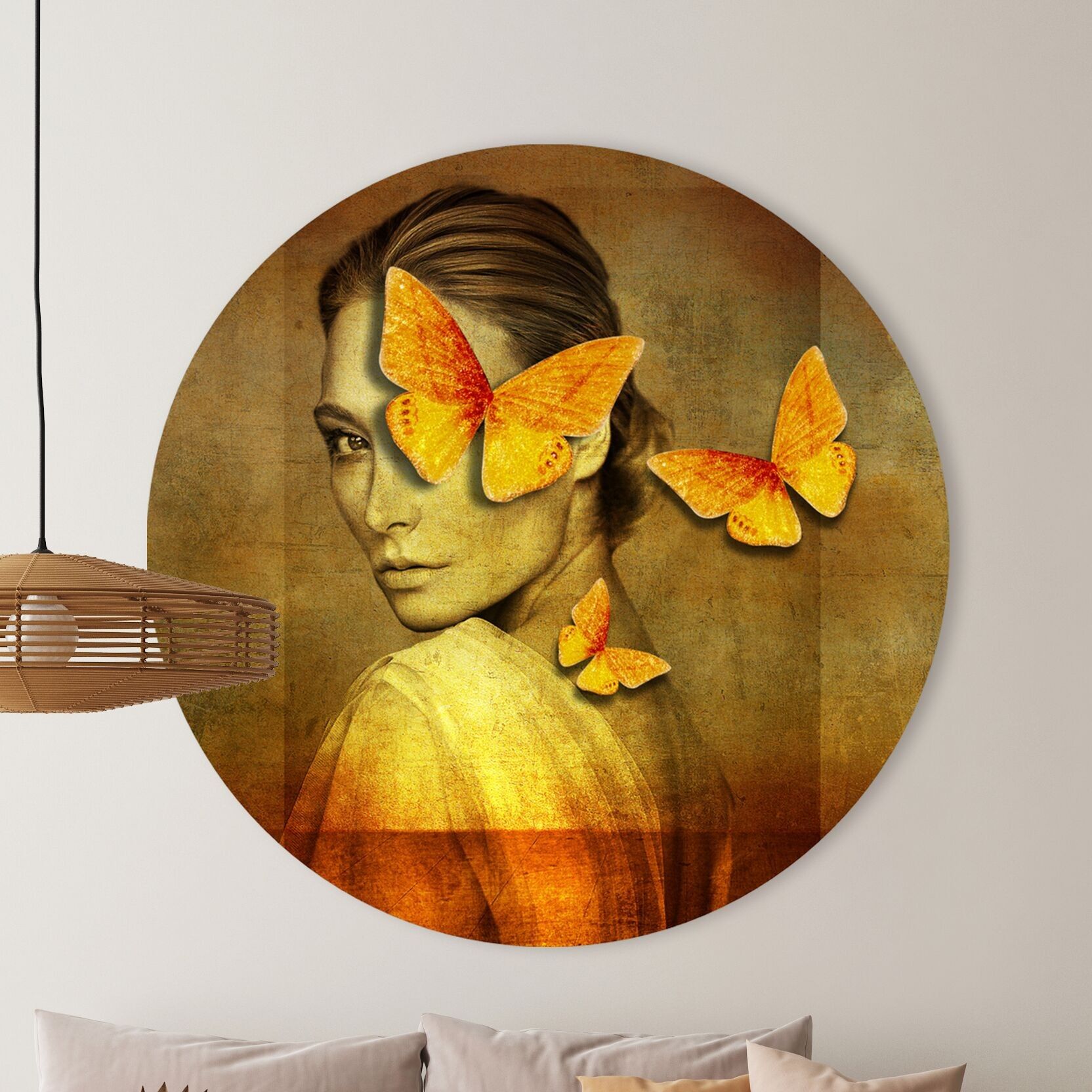 Cerchio da parete - Lucy - Qualità Premium Dibond