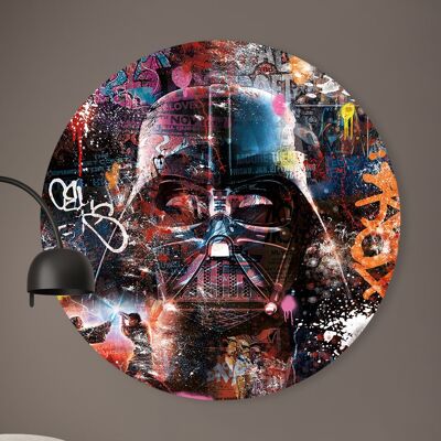 Cerchio da parete - Darth Vader - Qualità Premium Dibond