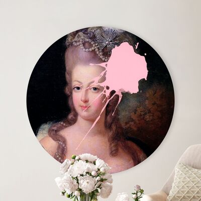 Cercle Mural - Marie Antoinette - Qualité Dibond Premium