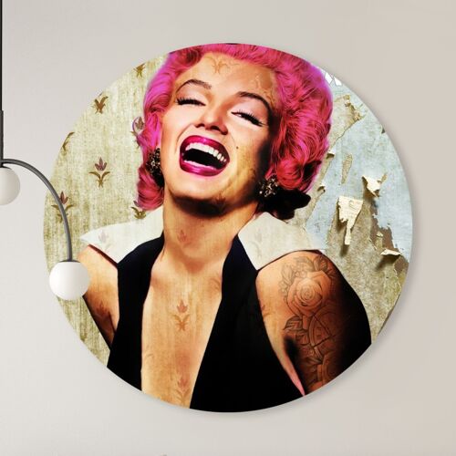 Wall Circle - Marylin Monroe Vogue - Premium Dibond Quality